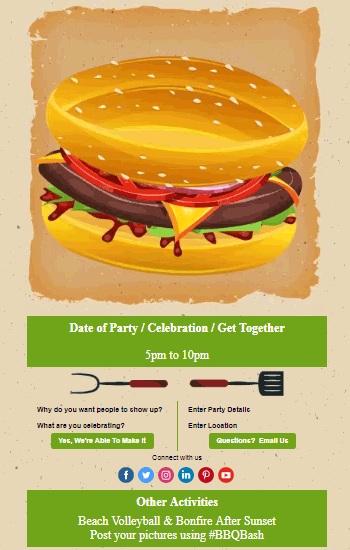 Build A Burger Animated Template Preview