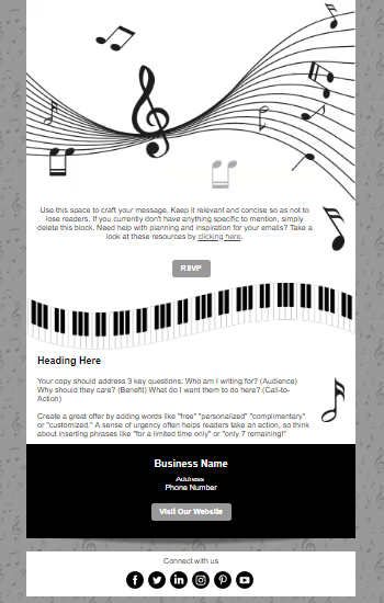 Musical Animation Animated Template Preview