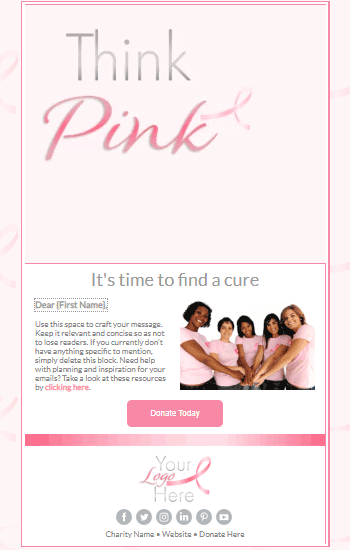 Think Pink Animated Template Preview
