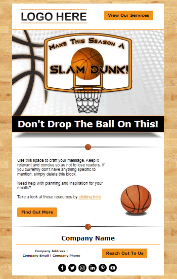 Slam Dunk - Animated Template Preview