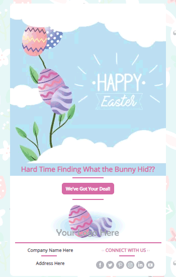 Bunny On A Vine Animated Template Preview