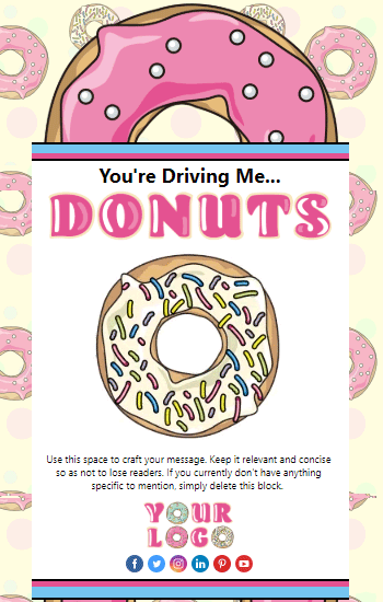 Donut Day Animated Template Preview