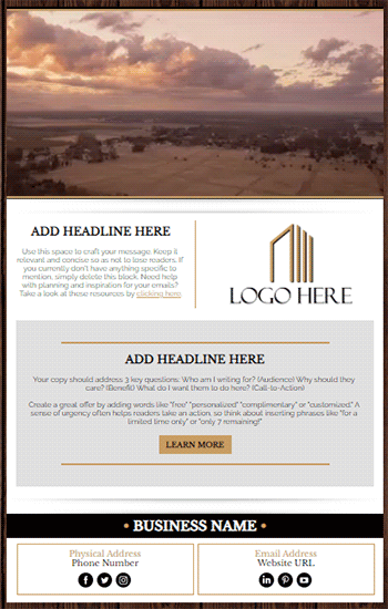 Real Estate Landscape Animated Template Preview