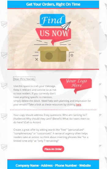 Find Us Now Animated Template Preview