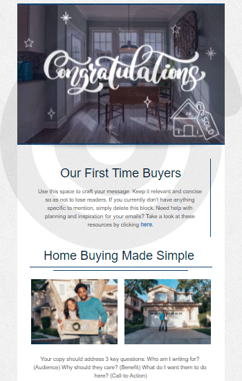 1st Time Buyer Animated Template Preview