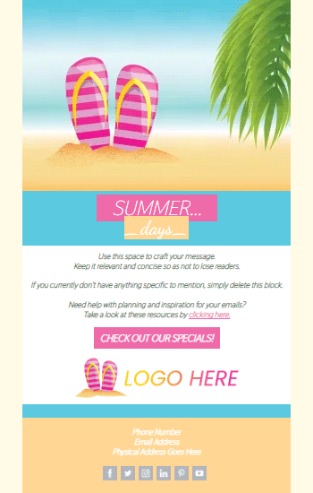 Summer Days Animated Template