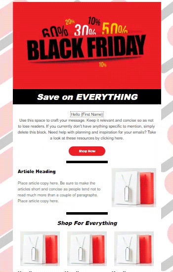 Black Friday Discount Animated Template Preview