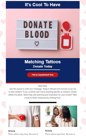 Matching Tattoos Animated Template Preview