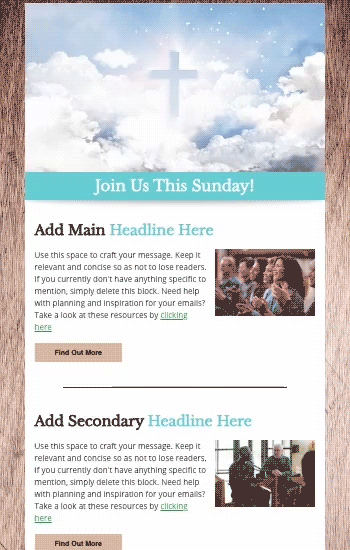 Sunday Church Mass Animated Template Preview