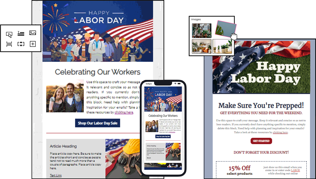 Labor Day Template Preview Header