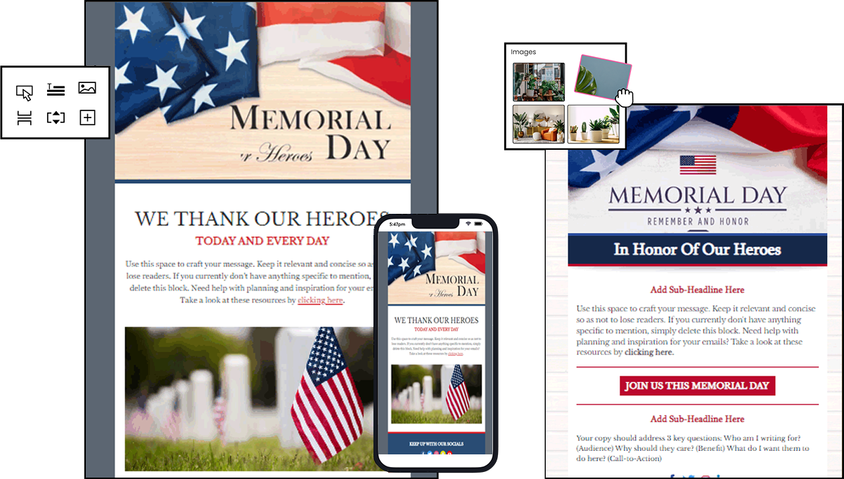 Memorial Day Templates Header Memorial Day Templates Header