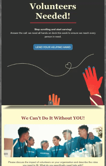 All Hands In Volunteer