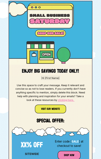 Small Business Saturday Trees