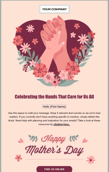 Mother's Day Hands Animated Template Preview