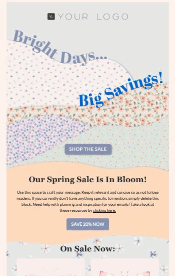 Spring Blooming Fields Animated Template Preview