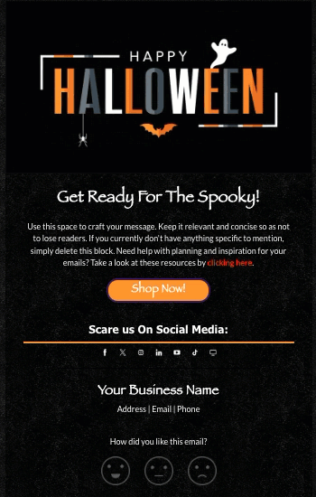 Halloween Dark Animated Template Preview