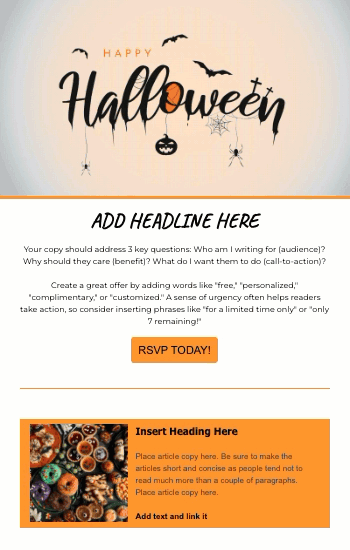 Happy Halloween Light Animated Template Preview